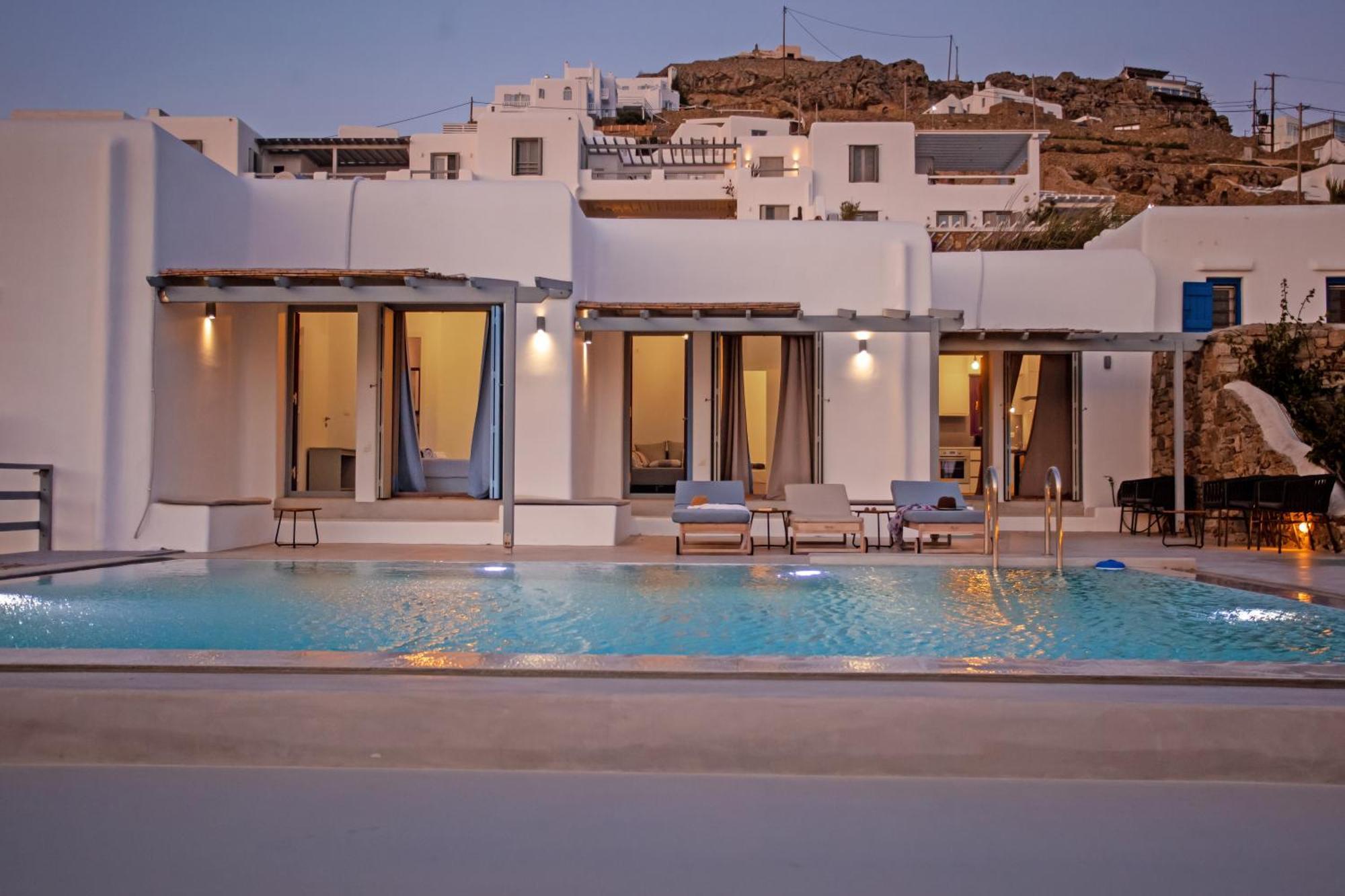 Aqua Breeze Seaview Pool Suites Mykonos Mykonos Town Exterior photo