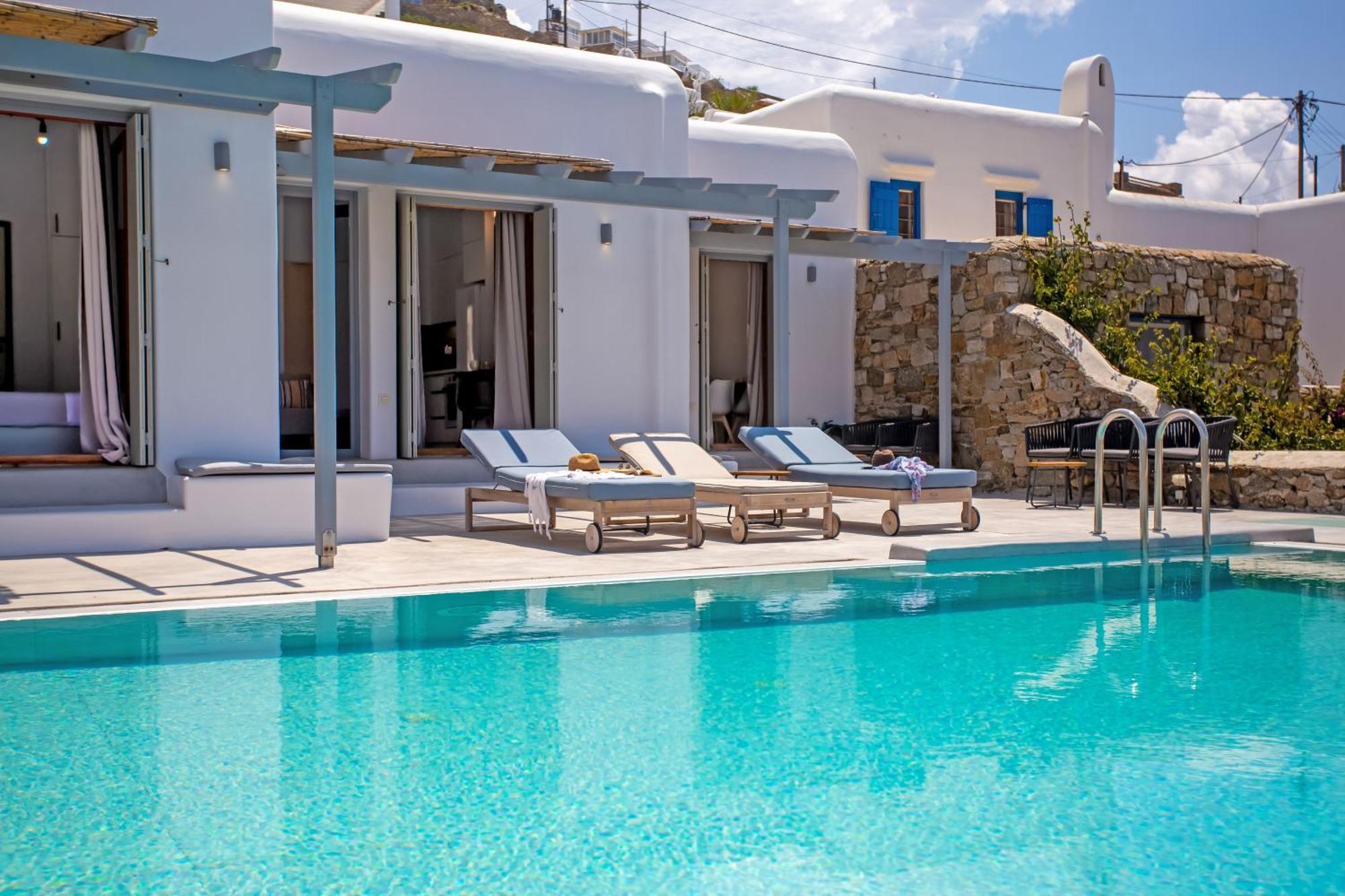 Aqua Breeze Seaview Pool Suites Mykonos Mykonos Town Exterior photo